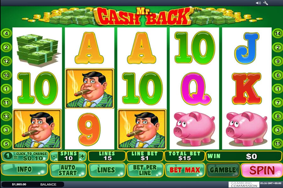 Mr Cashback Slot