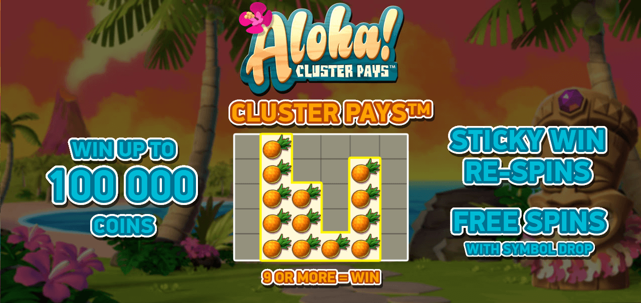 Aloha! Cluster Pays Slot