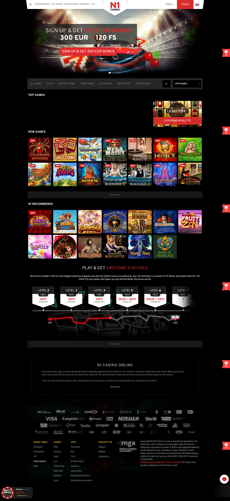 n1 casino