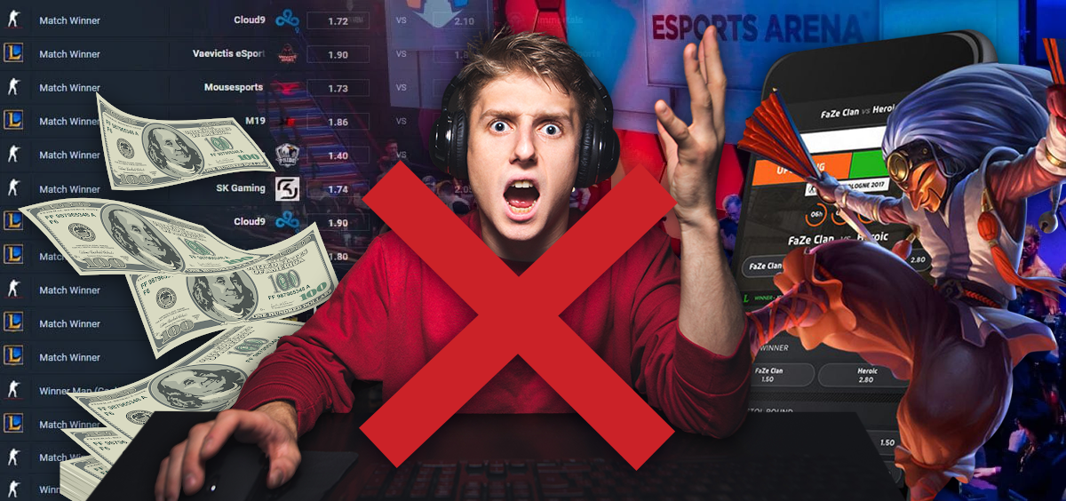 eSports players who have received suspensions due to placing bets on matches