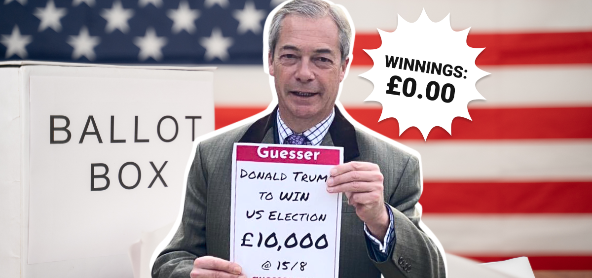 Farage lost US presidency bet